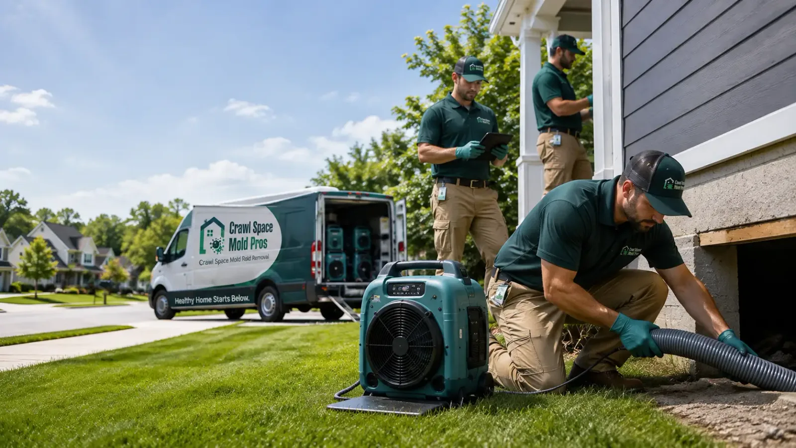 Crawl Space Mold Removal in Wright, MN